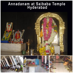 "100kgs Nitya Annadanam Padhakam at Hyderabad   - Sai Baba Temple - Click here to View more details about this Product